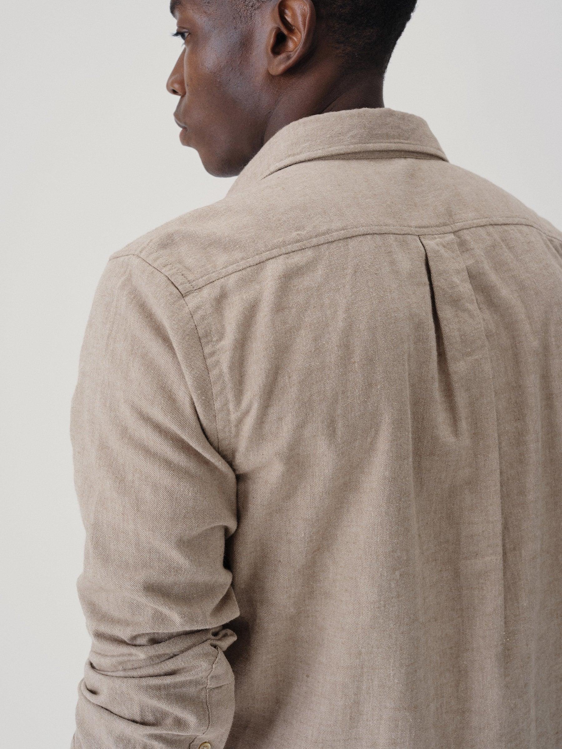 Heather Limestone Pacific Twill One Pocket Shirt Product Image