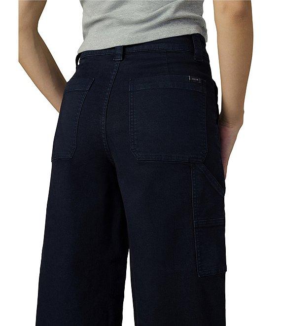 Joe's Jeans The Chloe Utility High Rise Wide Leg Crop Jeans Product Image