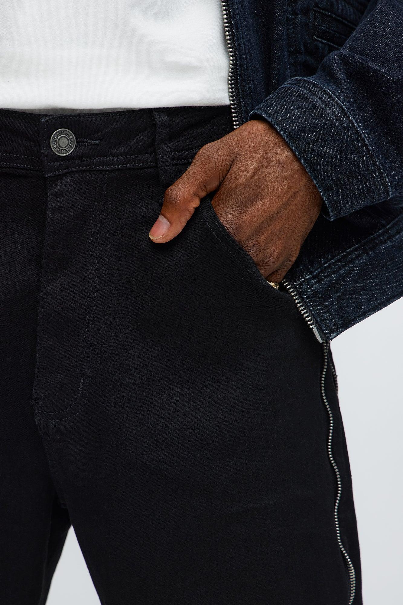 Relaxed Me Down Denim Shorts - Black Male Product Image