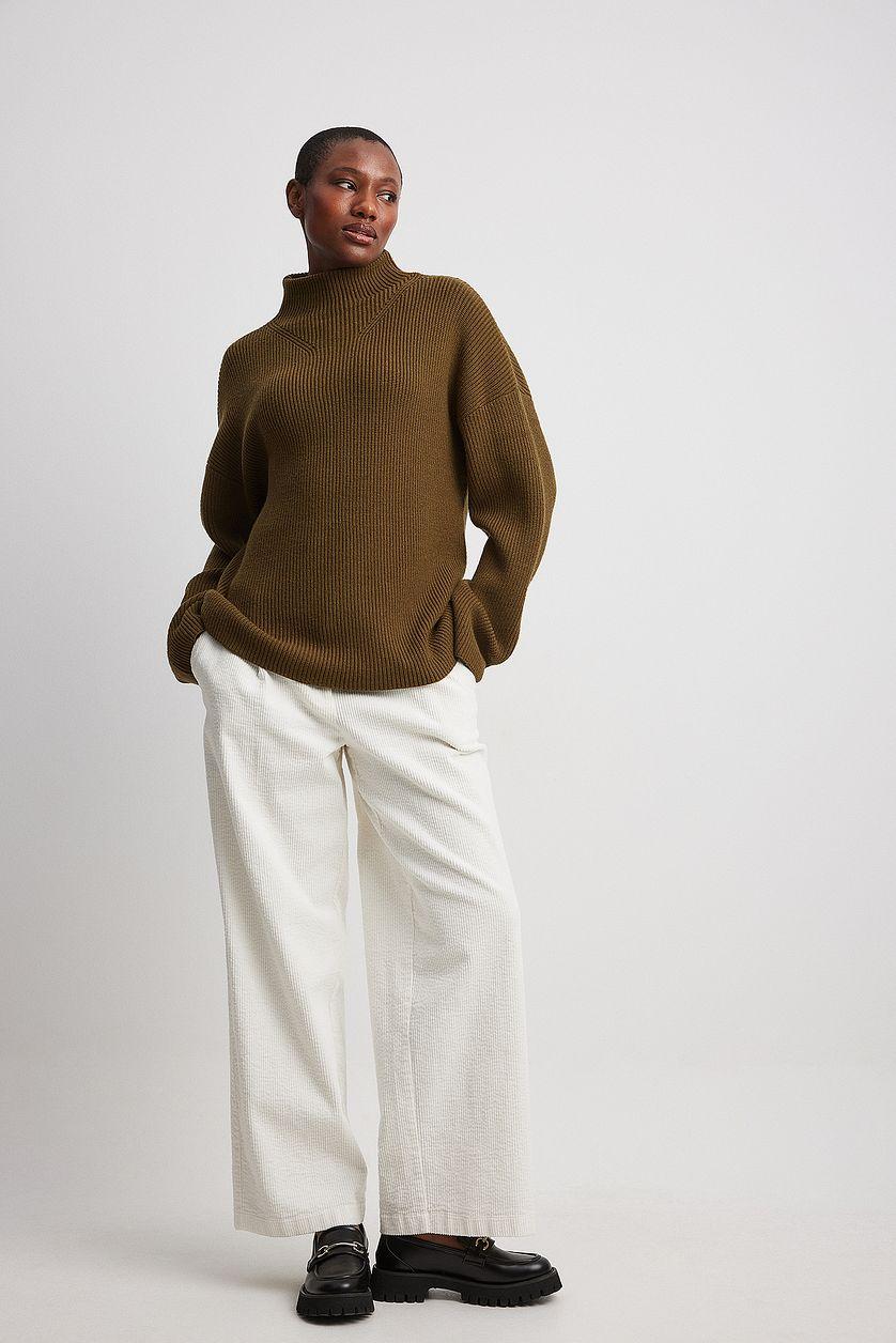 Turtleneck Knitted Sweater Product Image