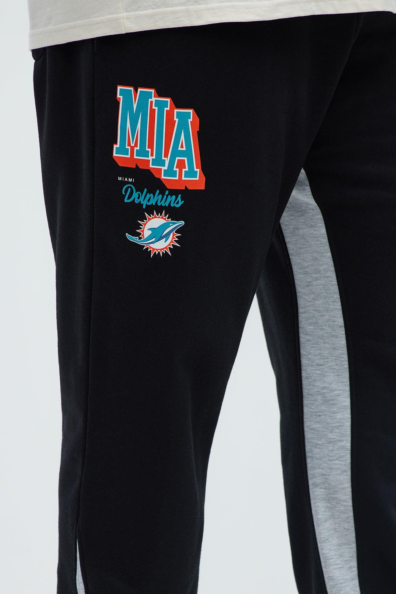 Dolphins Bold Flare Sweatpants - Black Product Image