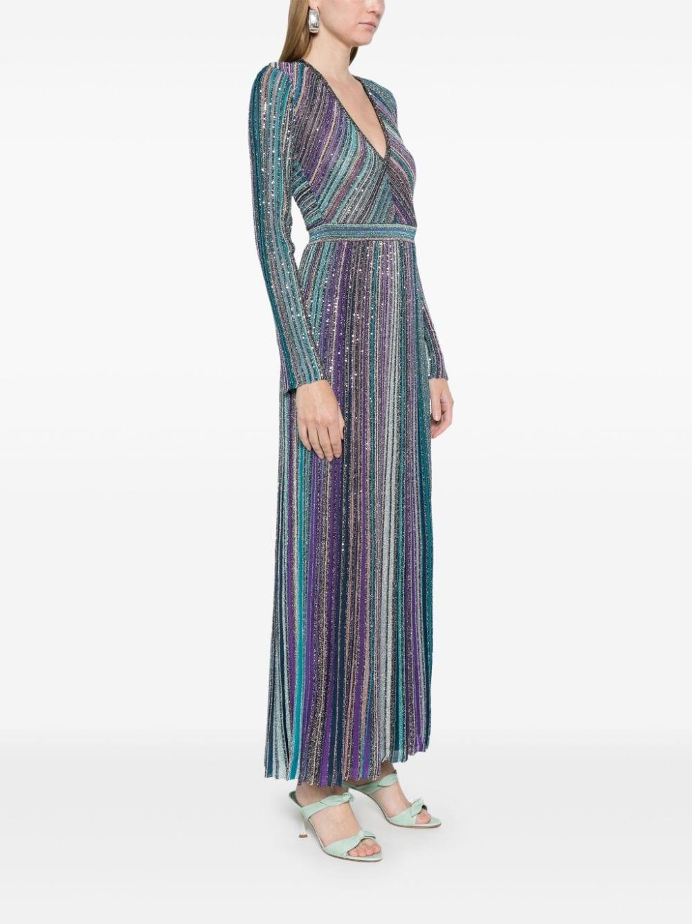 sequin-embellished maxi dress Product Image