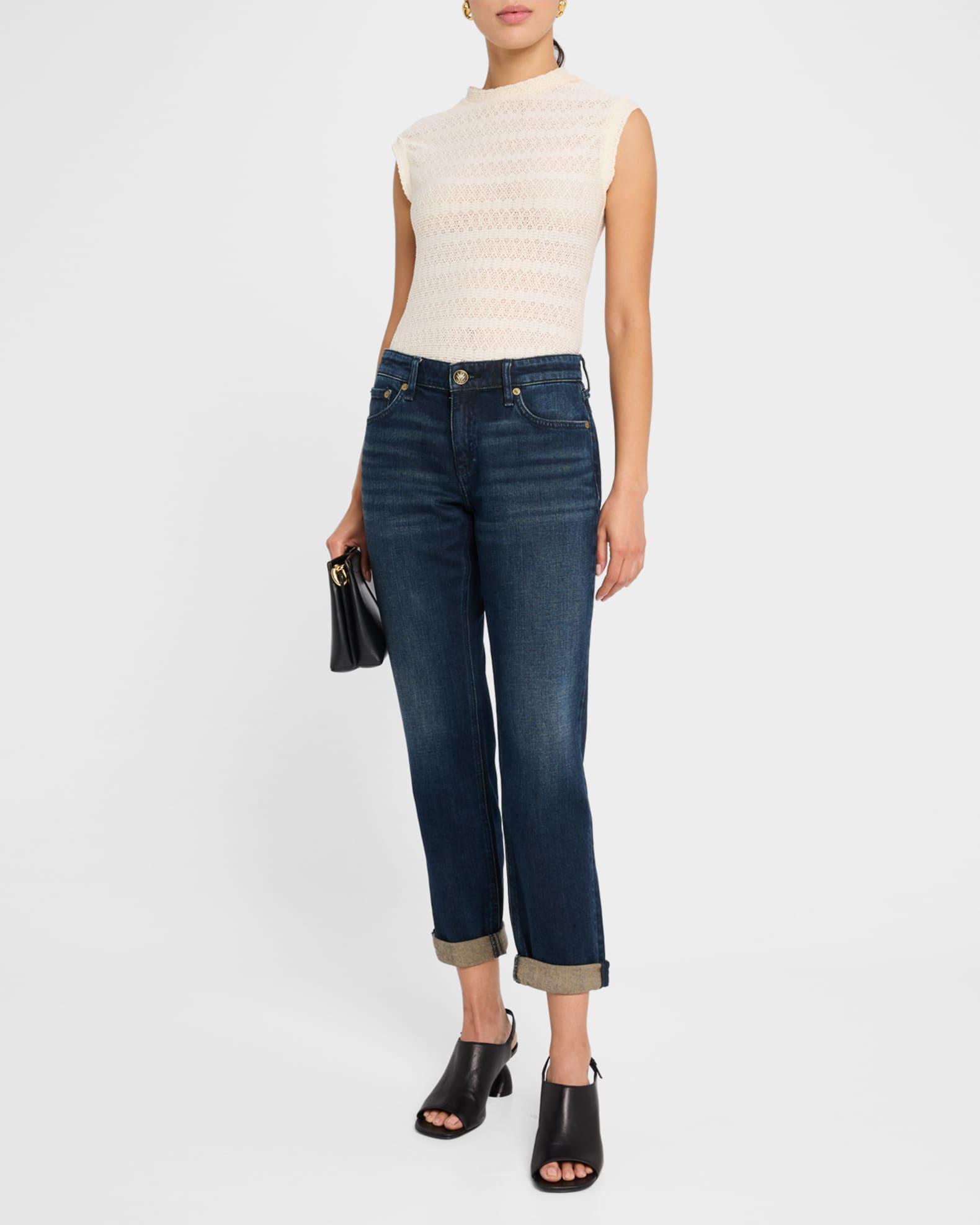 Dre Low-Rise Slim Boyfriend Jeans Product Image