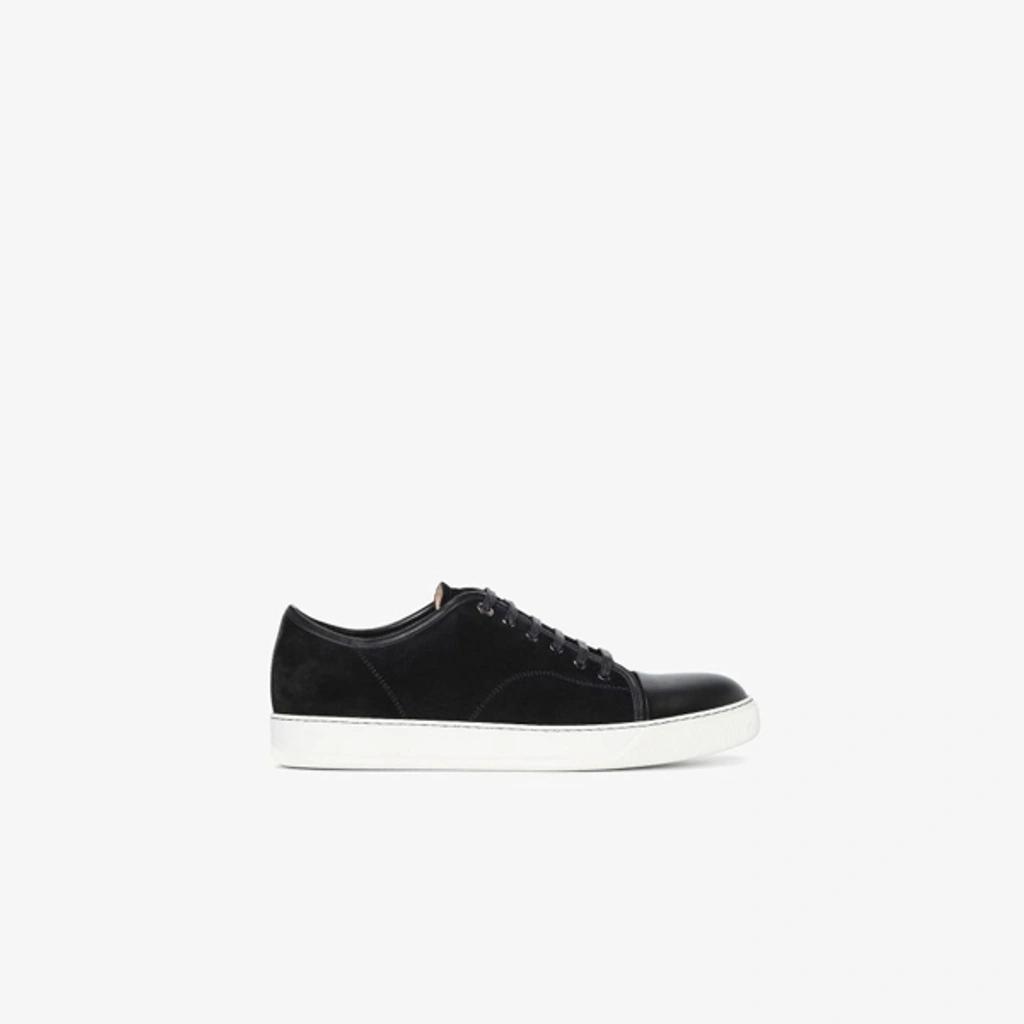 Black DBB1 Suede & Patent Leather Sneakers Product Image