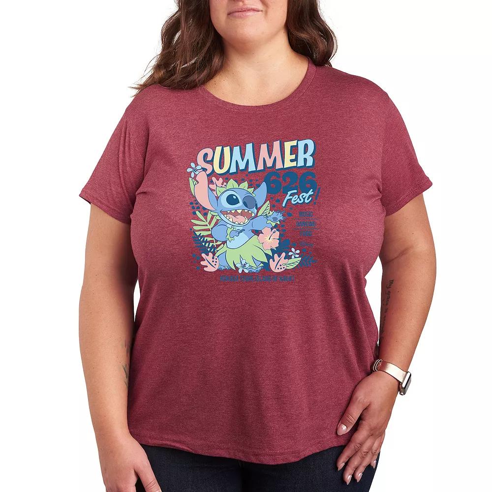 Disney's Lilo & Stitch Plus Summer 626 Fest Graphic Tee, Women's,  Product Image
