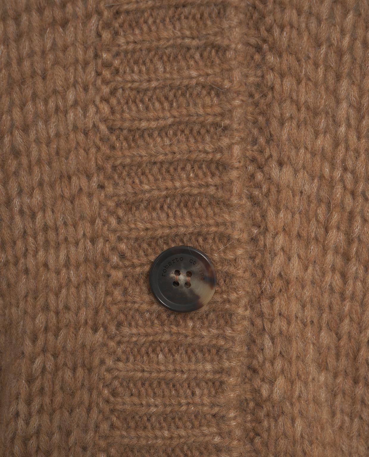 Knit cardigan with V-neck Product Image