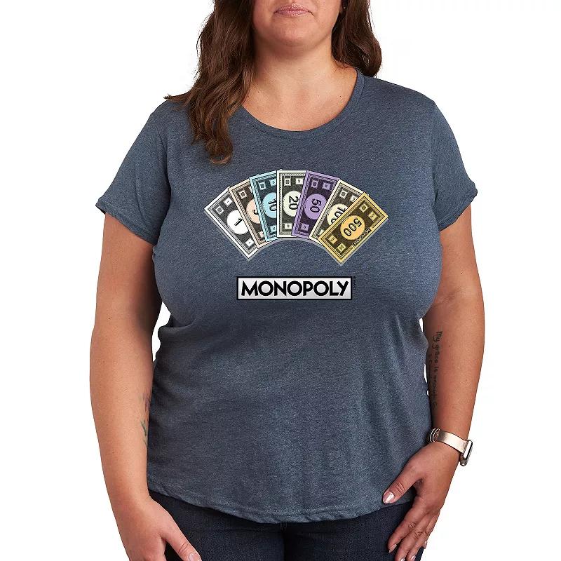 Plus Monopoly Money Stack Graphic Tee, Women's,  Product Image