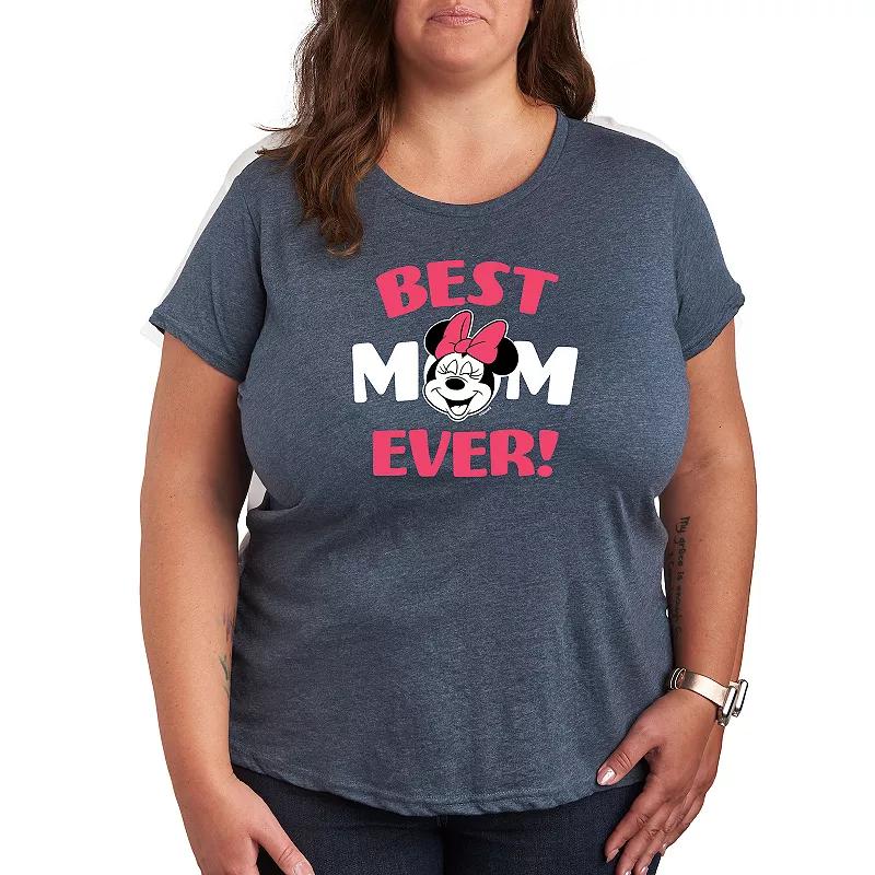 Disney's Minnie Mouse Plus Best Mom Graphic Tee, Women's,  Product Image