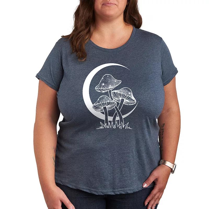 Plus Celestial Mushrooms Graphic Tee, Women's,  Product Image