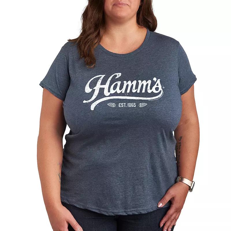 Plus Hamm's Vintage Logo Graphic Tee, Women's,  Product Image
