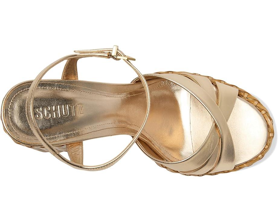 Pessa Woven Platform Sandals Product Image