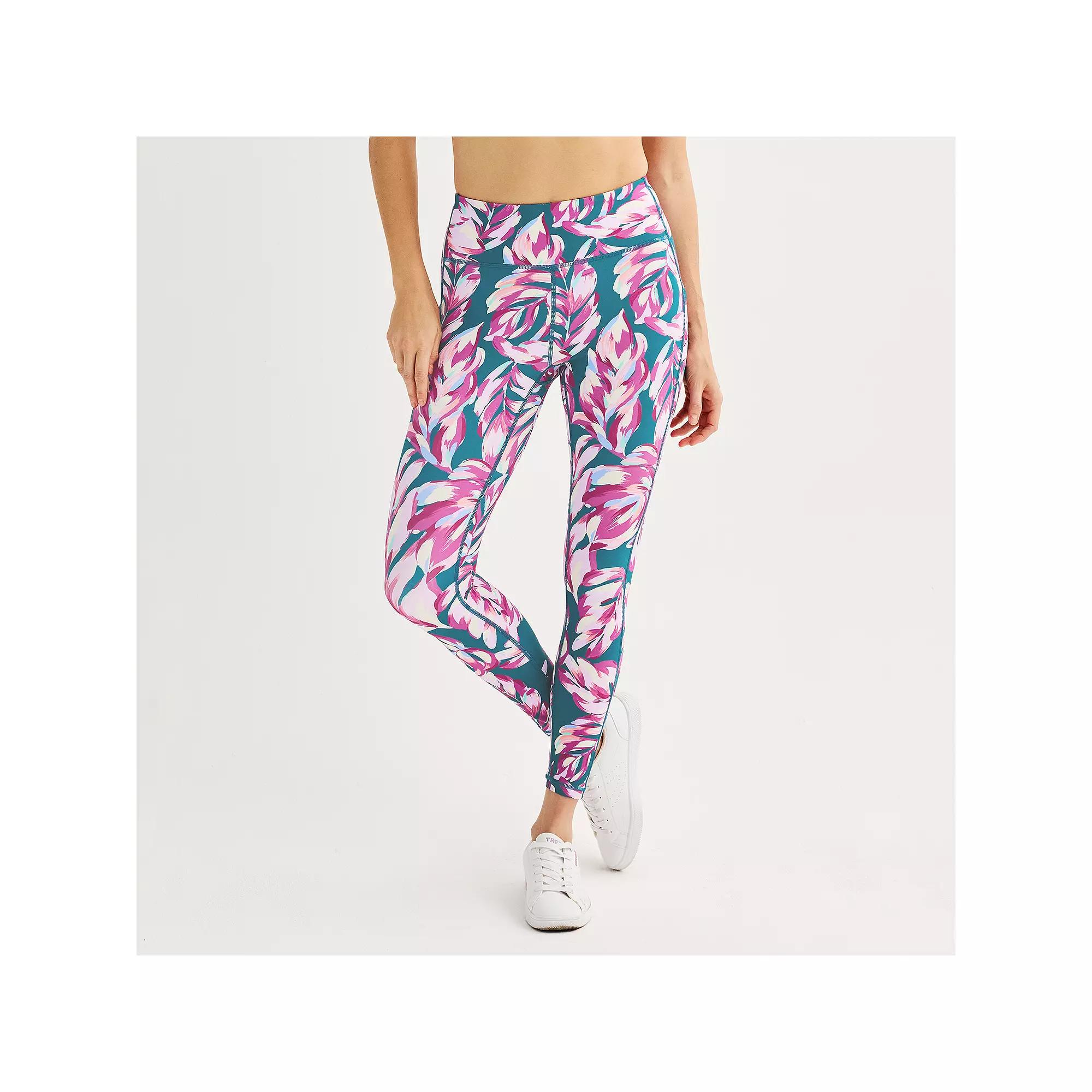 Women's Tek Gear® Ultrastretch High-Waisted Side Pocket 7/8 Leggings,  Product Image