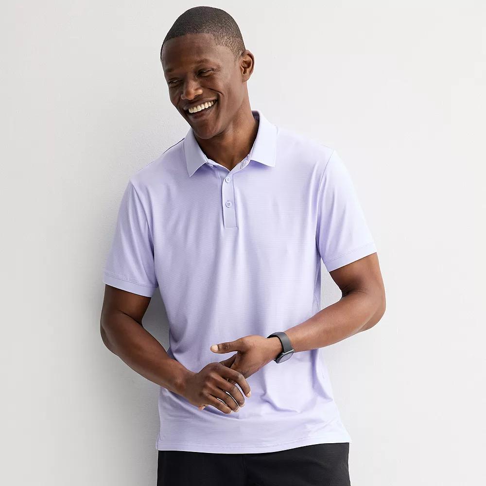 Men's FLX Micro Stripe Performance Polo,  Product Image