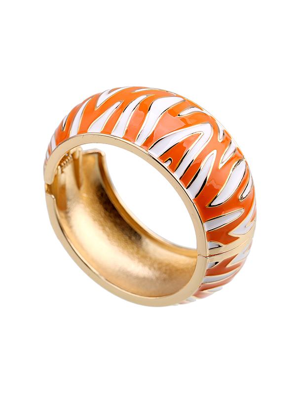 Geometric Zebra-Stripe Bracelet Accessories Product Image