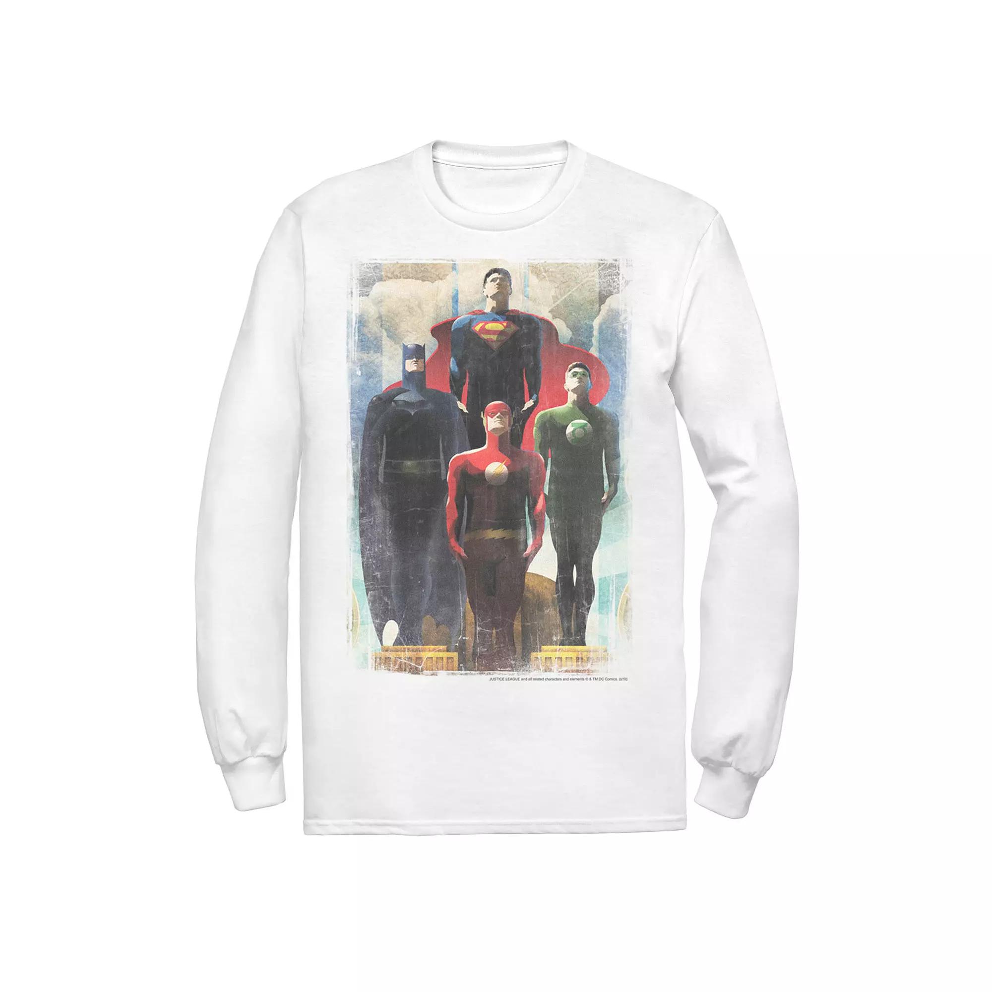 Men's DC Comics Justice League Heroes Look Up Tee,  Product Image