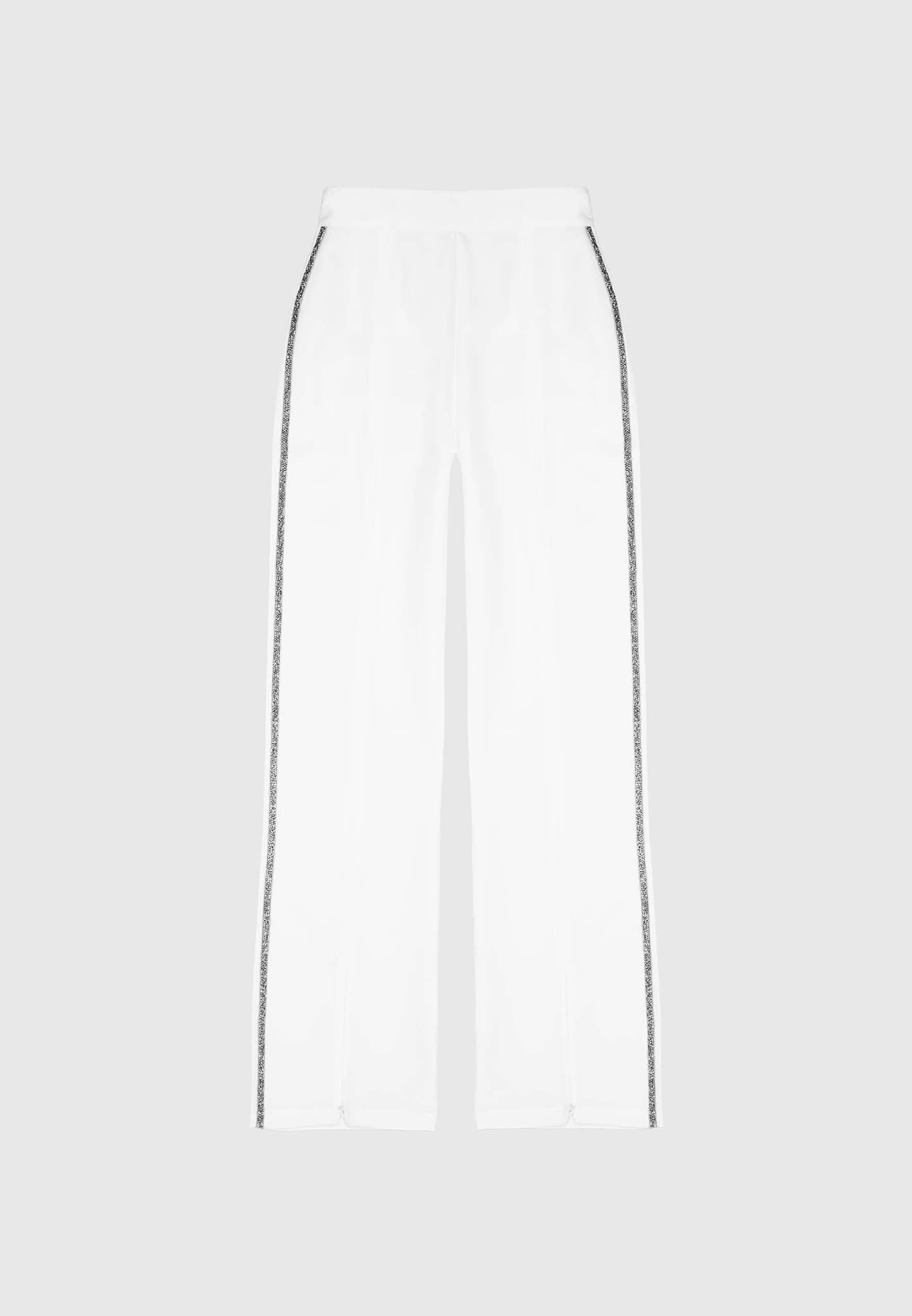 Embellished Trousers - White Female Product Image