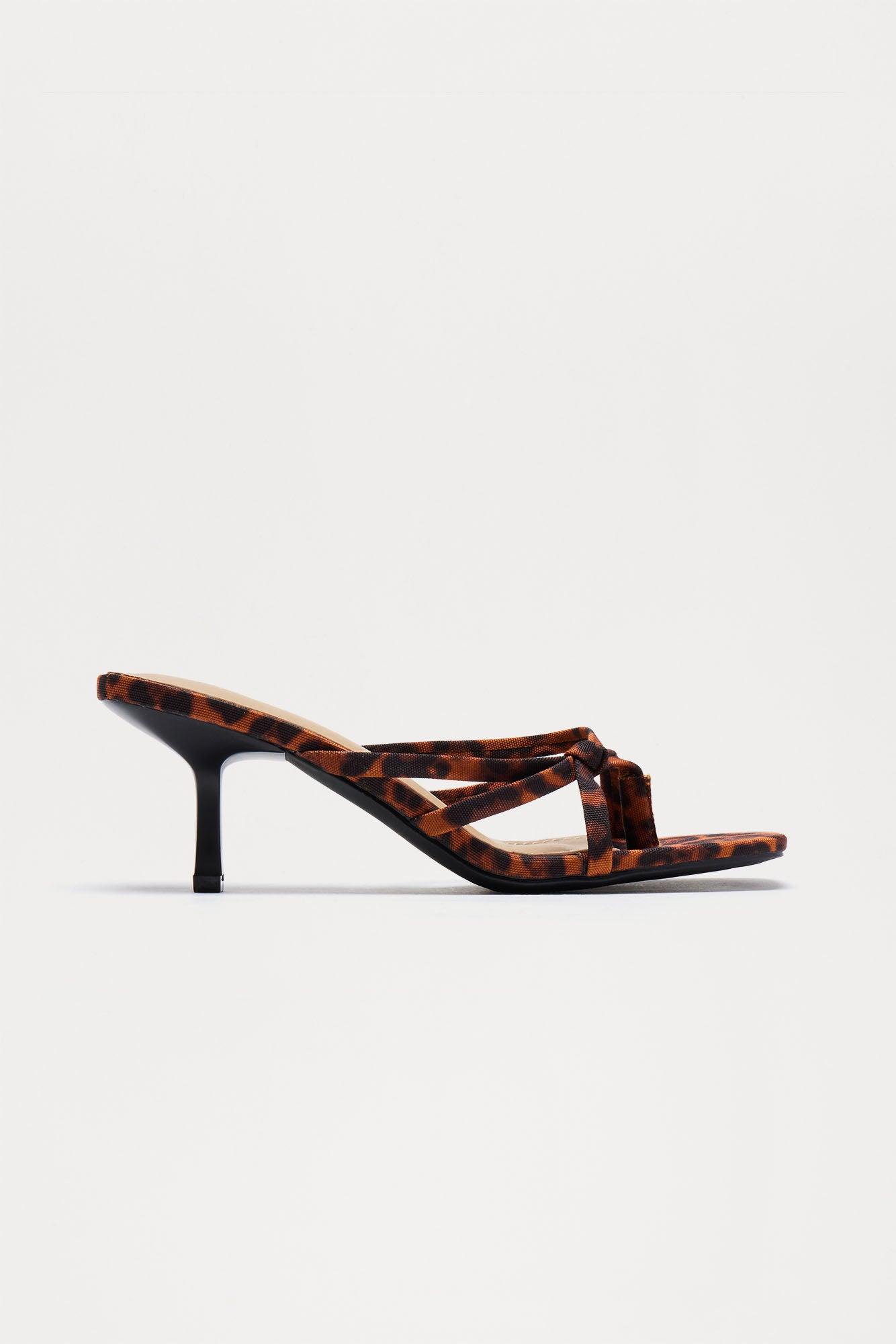 Kylo Thong Mules - Leopard Product Image