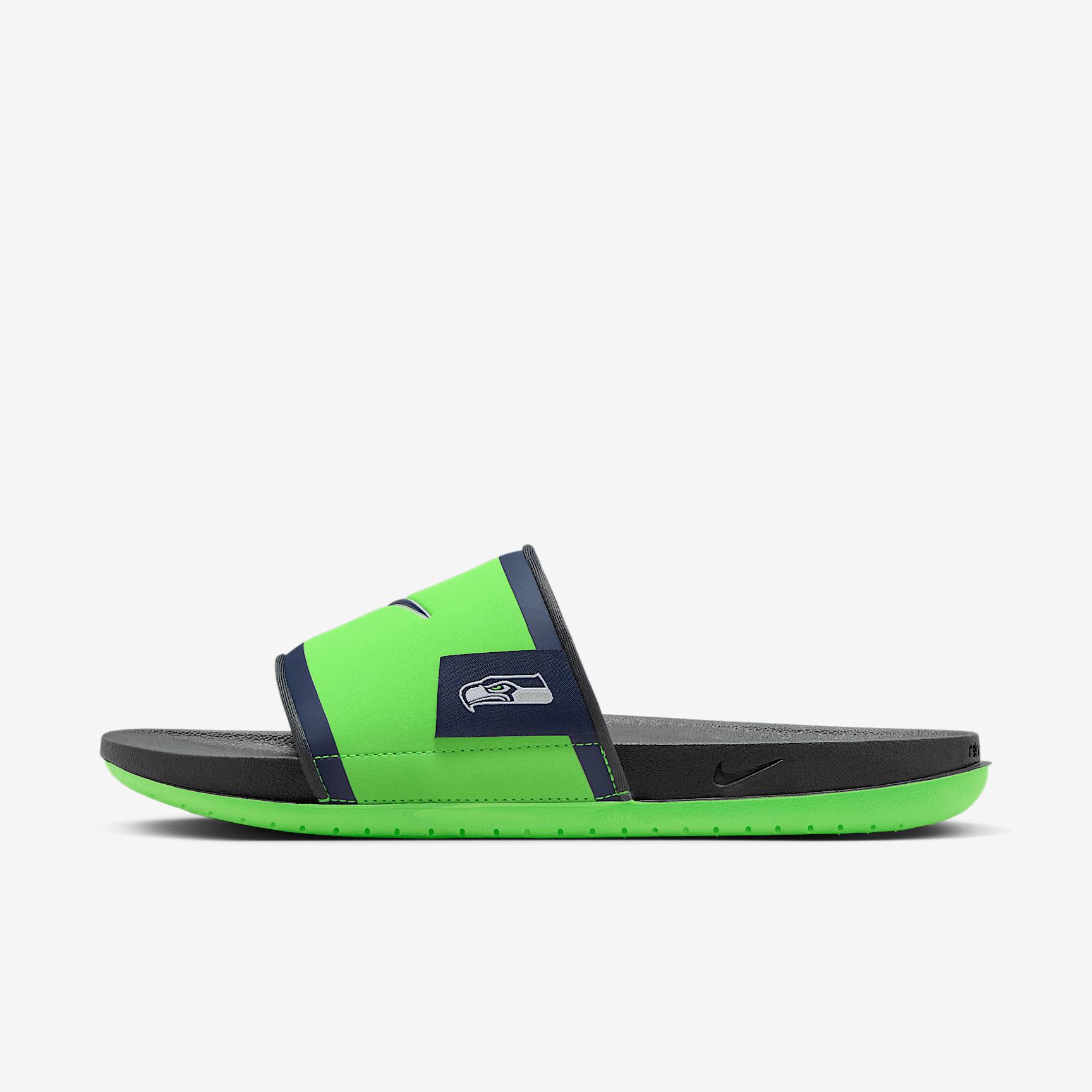 Nike Mens Offcourt (Seattle Seahawks) Offcourt Slides | FN4466-300 Product Image