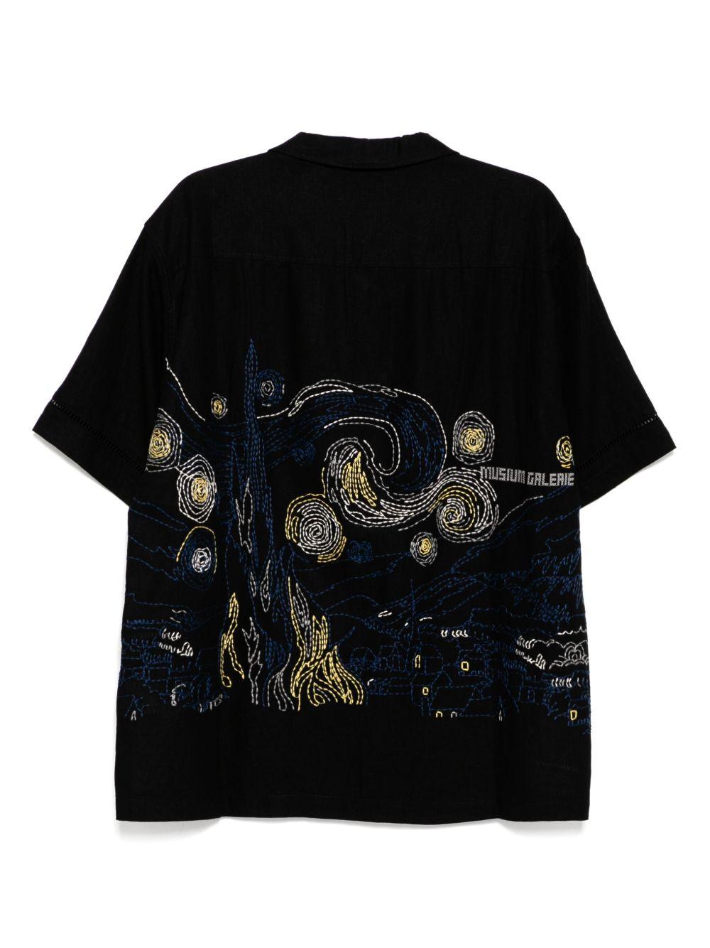 logo-embroidered shirt Product Image