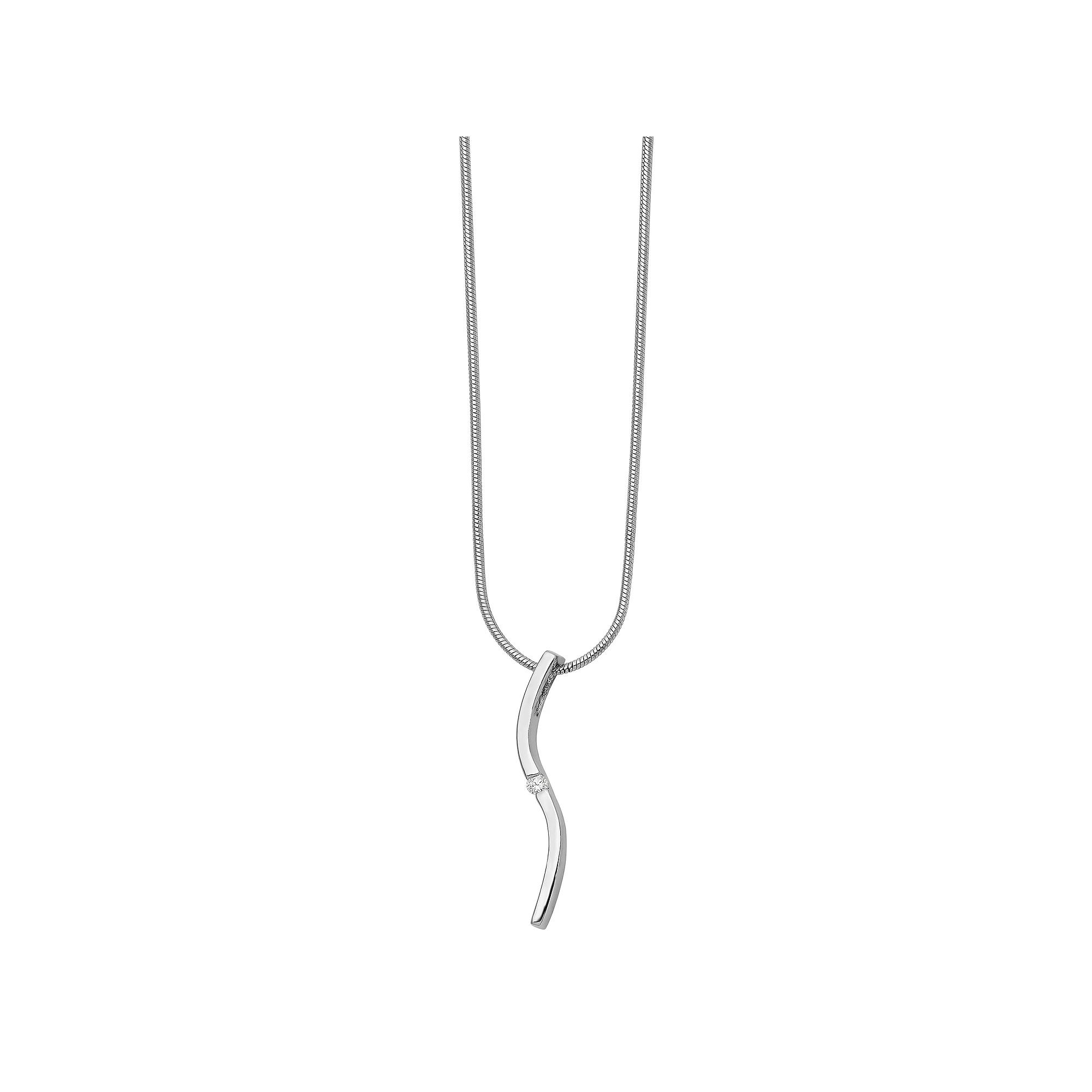 White Ice Sterling Silver Diamond Accent Necklace, Women's, Size: 18" Product Image