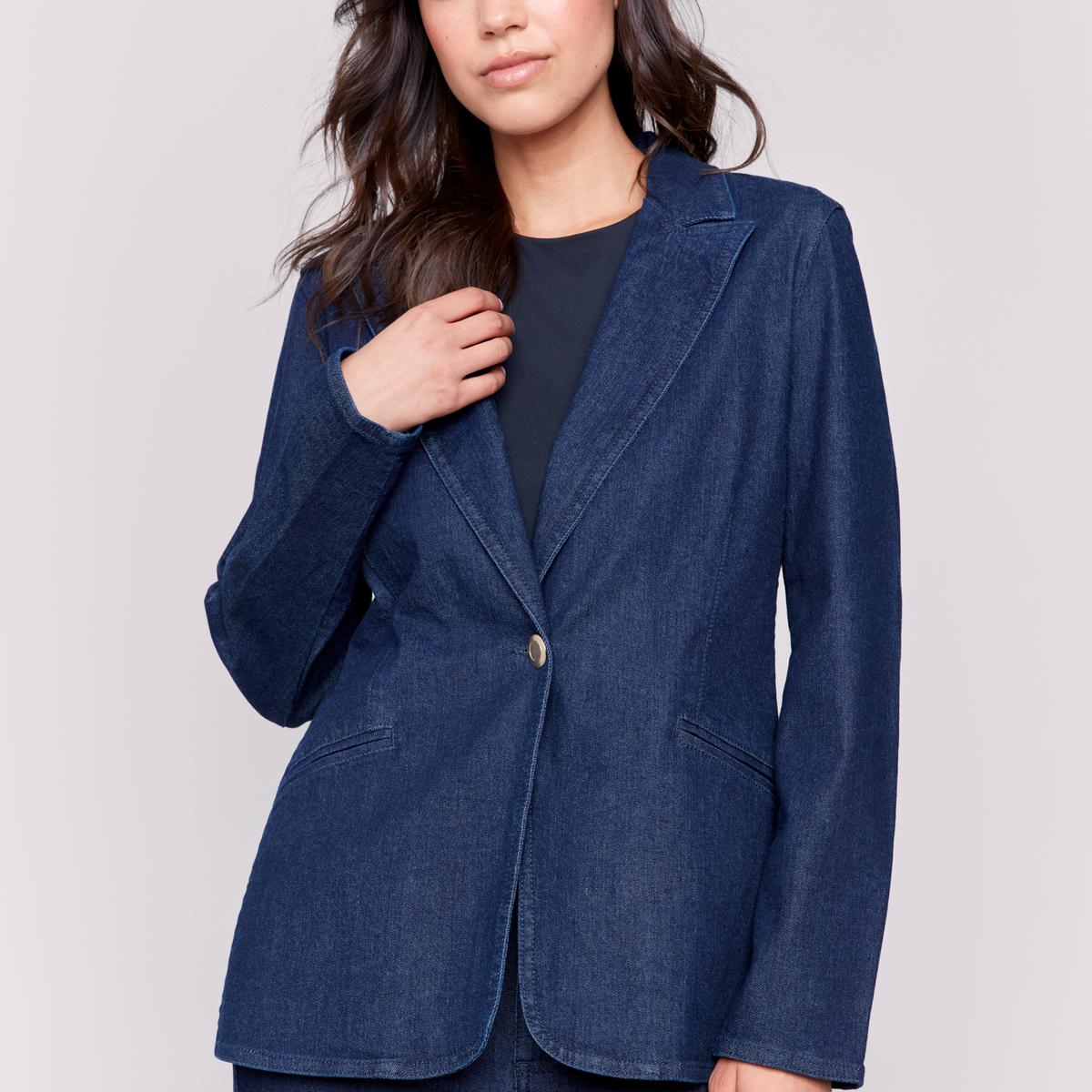 Raw Denim Dressy Jacket Product Image