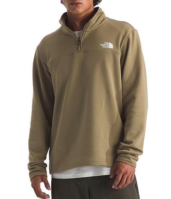 The North Face Cedar Trail Grid Long Sleeve 1/4 Zip Fleece Pullover Product Image