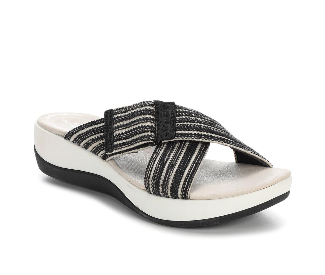 Women's Clarks Arla Wave Wedge Sandals Product Image