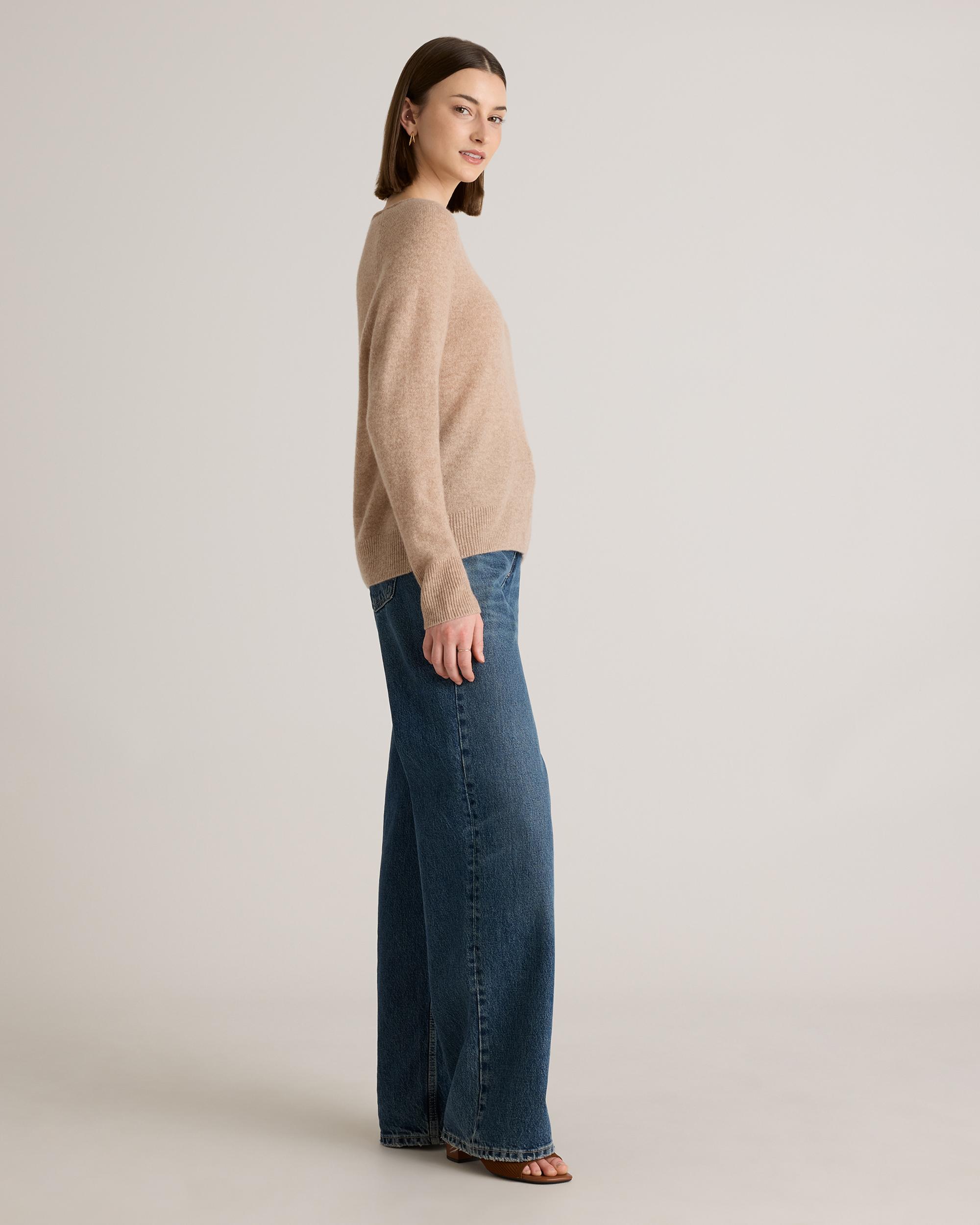 Quince | Women's Mongolian Cashmere Boatneck Sweater Product Image