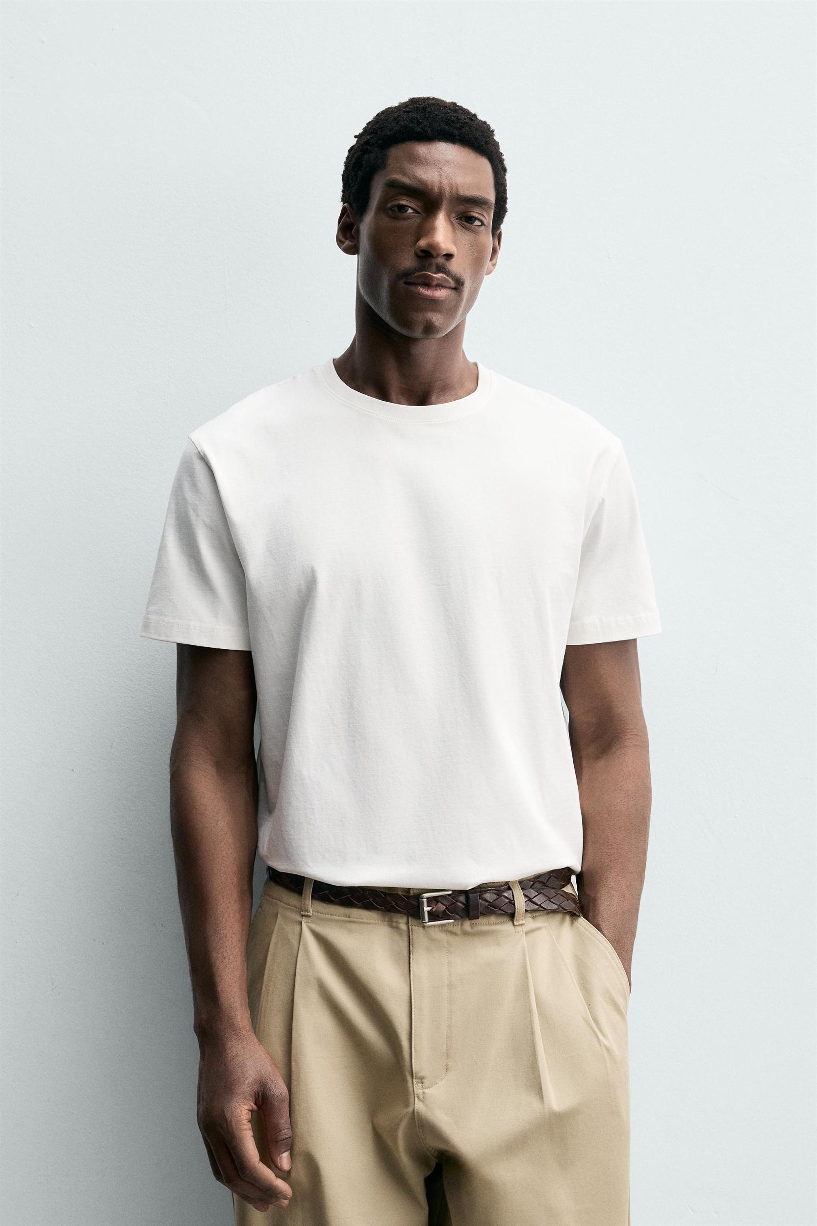 THREE-PACK OF BASIC MEDIUM WEIGHT T-SHIRTS /02 Product Image