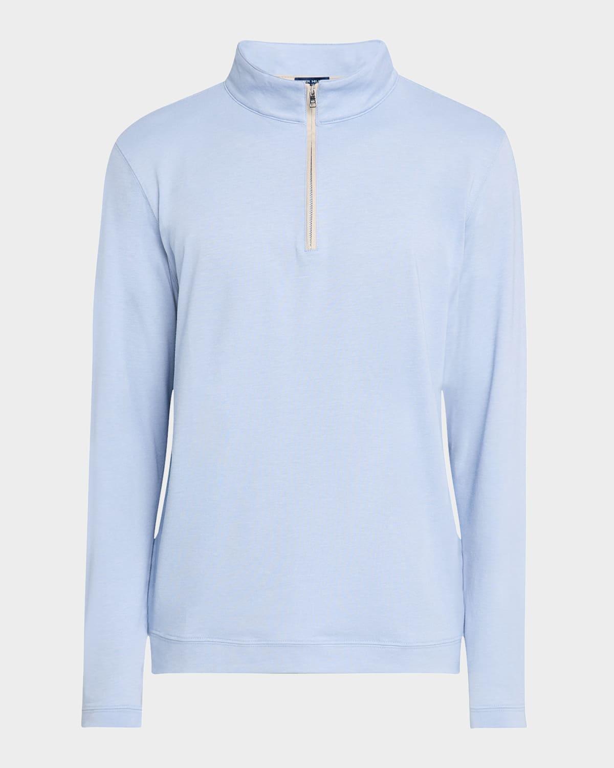 Albatross Cotton-Blend Piqu Quarter-Zip Product Image