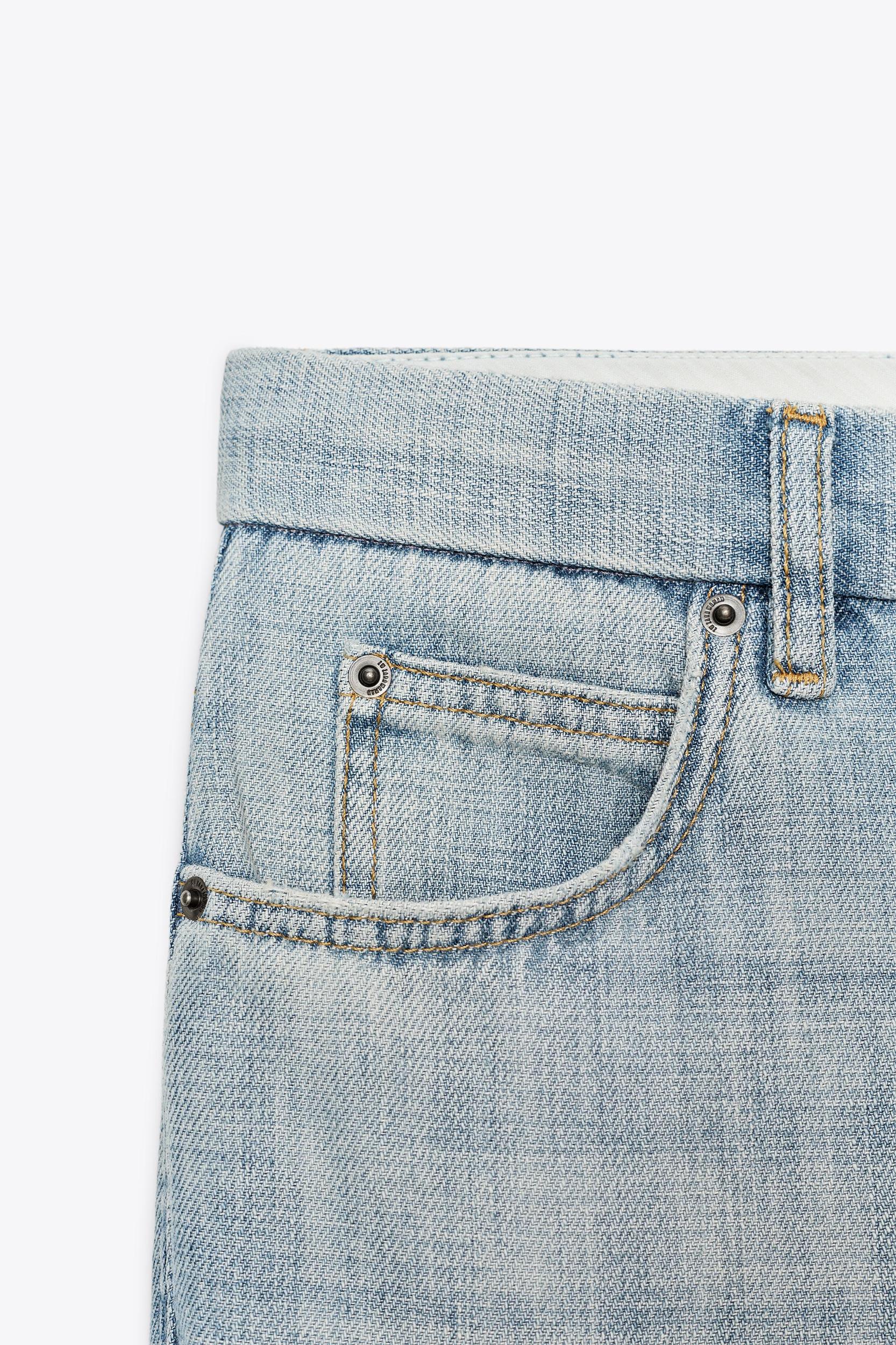 ZW COLLECTION LOW RISE FLARE JEANS Product Image