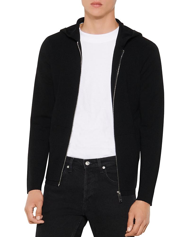 Mens Zipped Cardigan With Hood Product Image