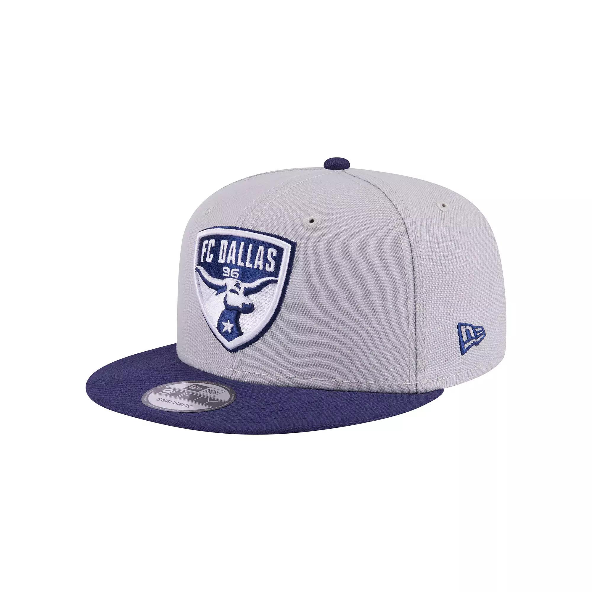 Men's New Era Gray FC Dallas Color Pack Two-Tone 9FIFTY Snapback Hat, Fcd Grey Product Image