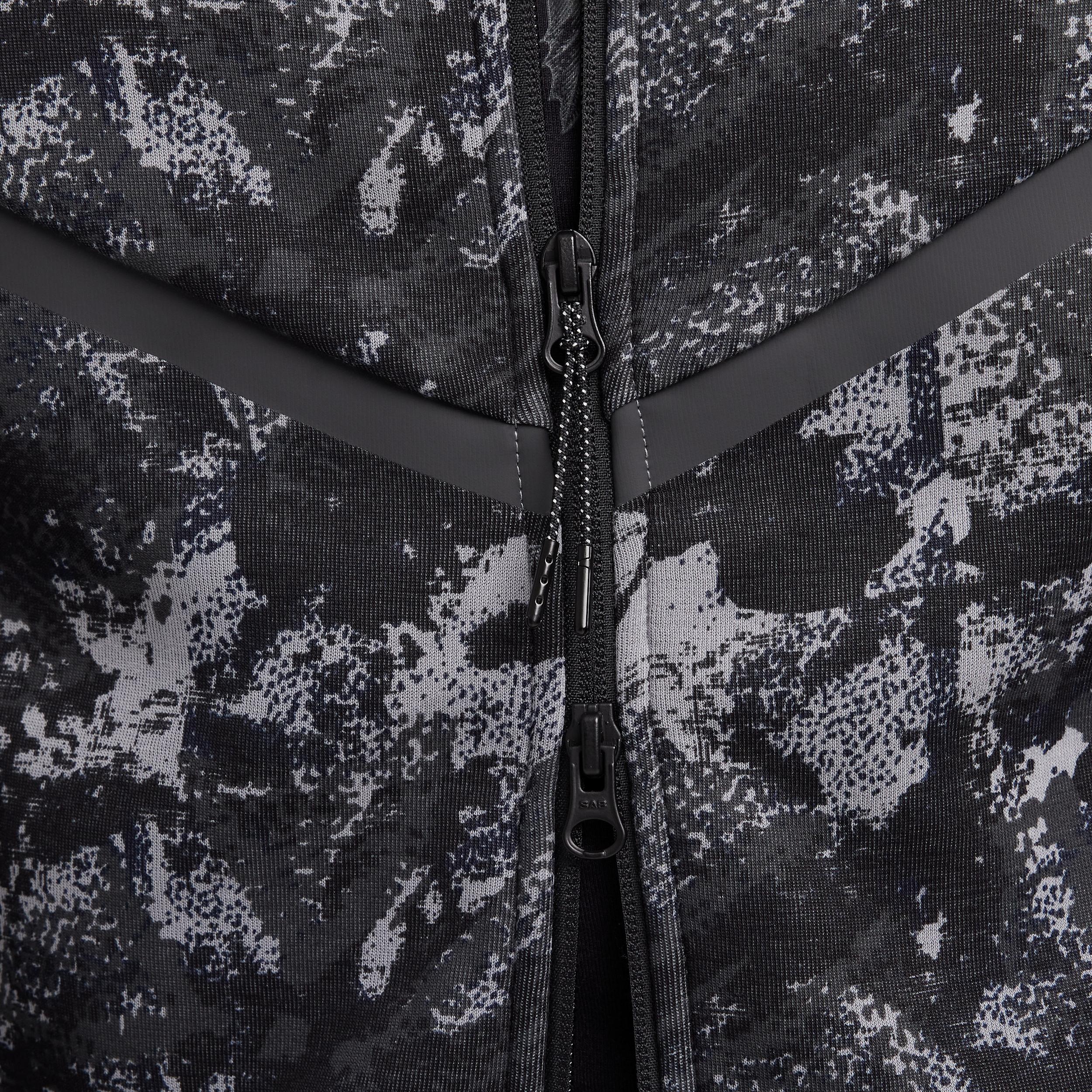 Nike Mens Tech Windrunner Fleece Full-Zip Hoodie | HV5055-060 Product Image