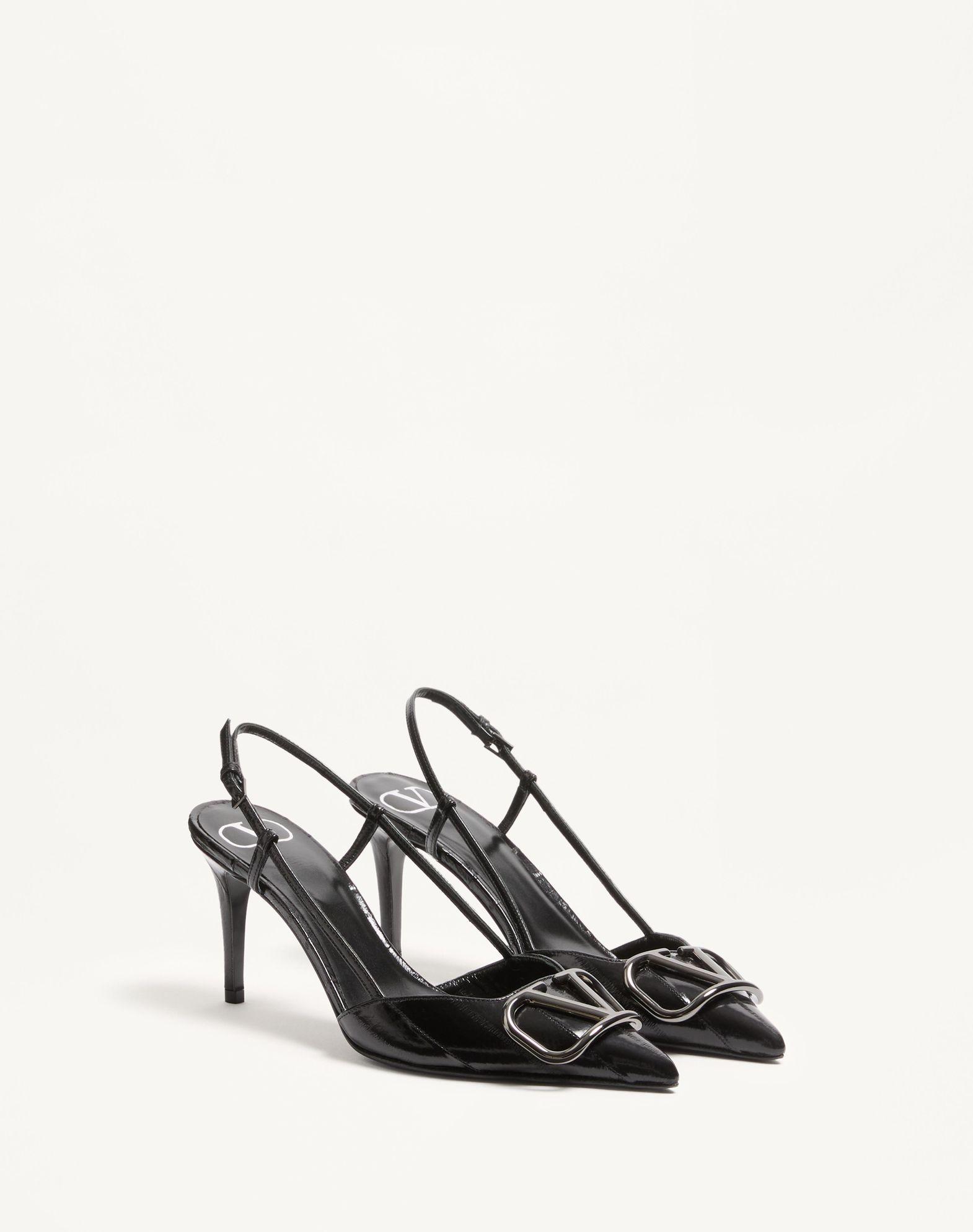 Vlogo Signature Slingback Pump In Eel 80Mm Product Image