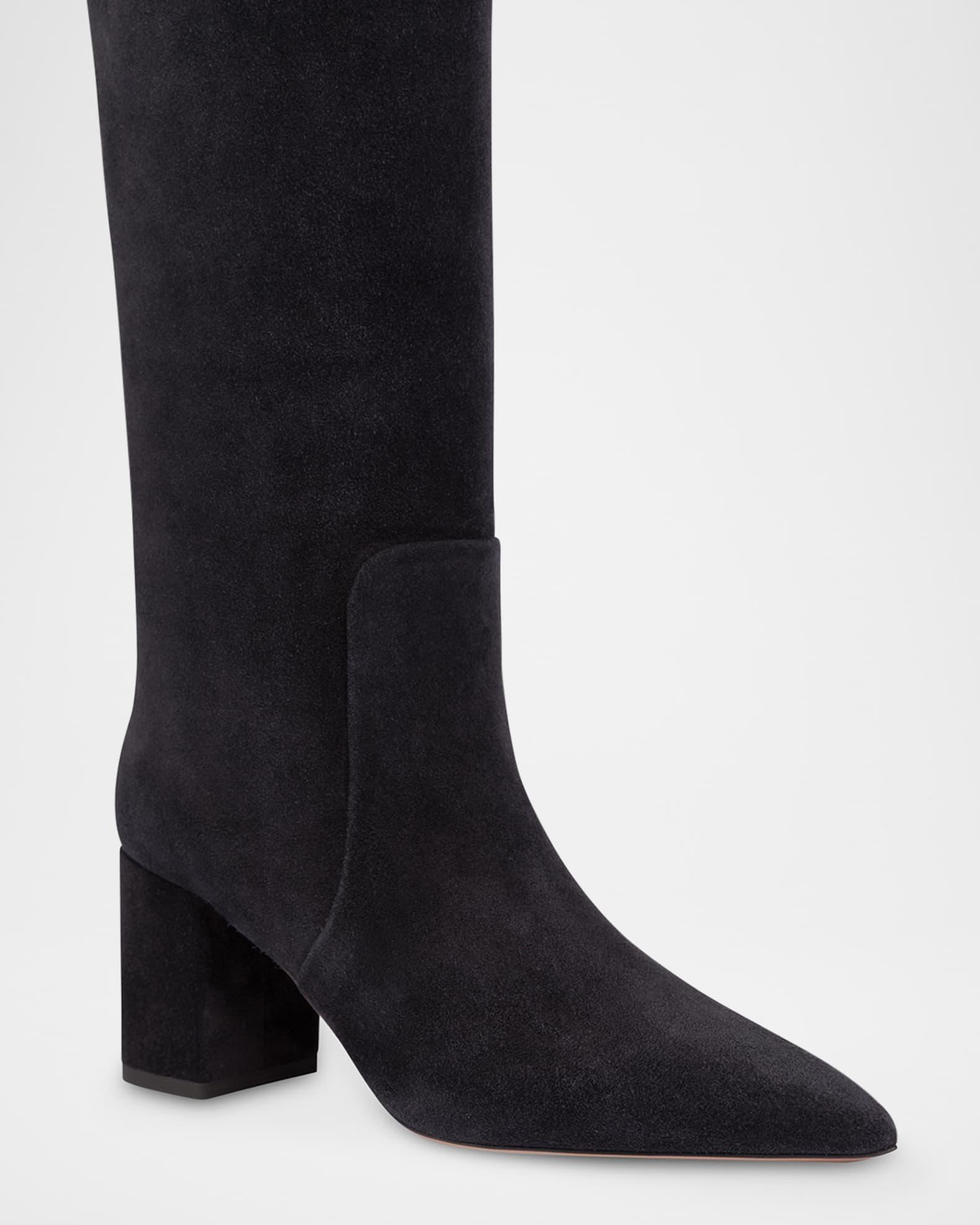 Anja Suede Knee-High Boots Product Image