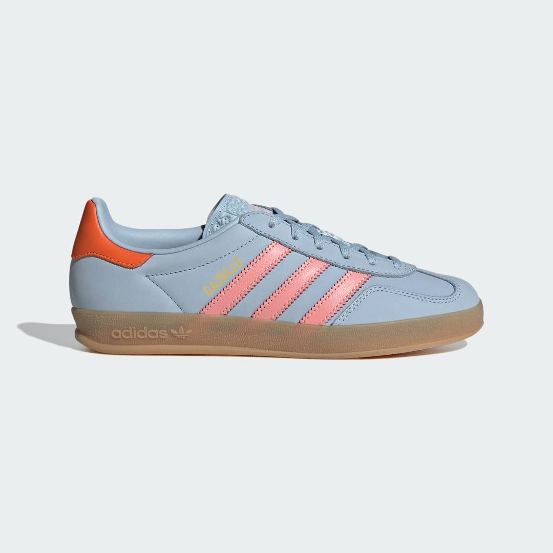 Womens adidas Gazelle Indoor Athletic Shoe - Red / Better / Cream White Product Image