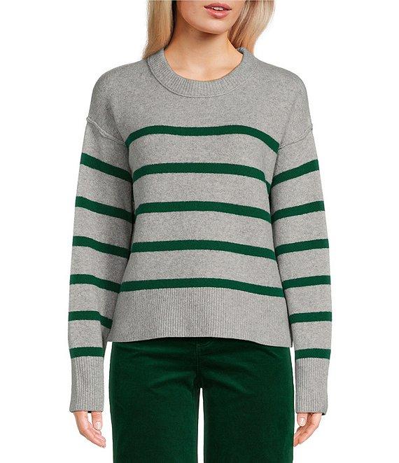 Copper Key Striped Crewneck Sweater Product Image