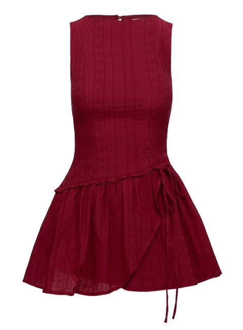 Cosie Mini Dress Red Product Image