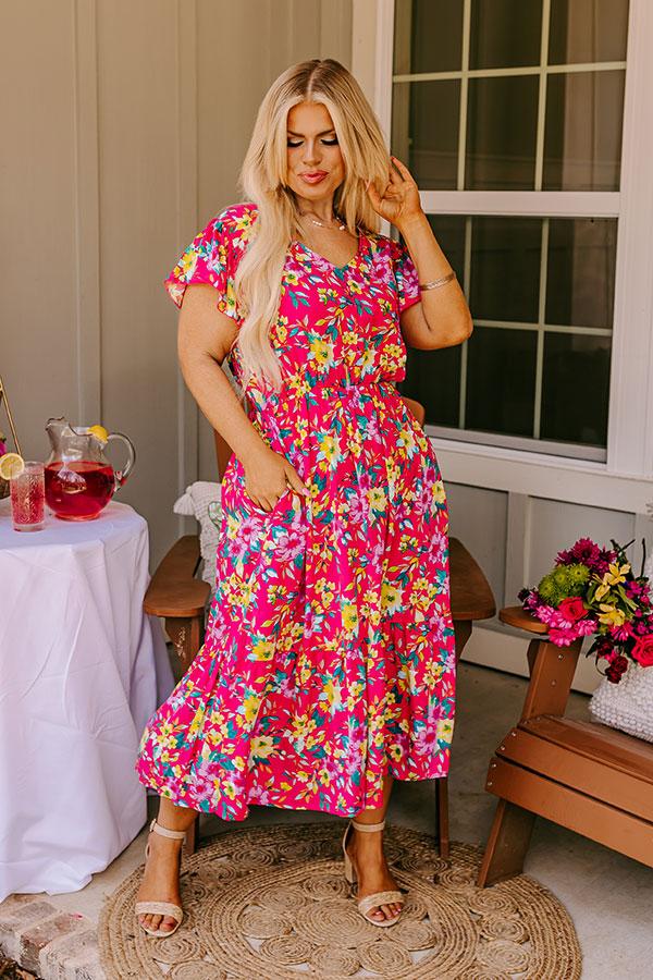 Spring It On Floral Midi Curves Product Image