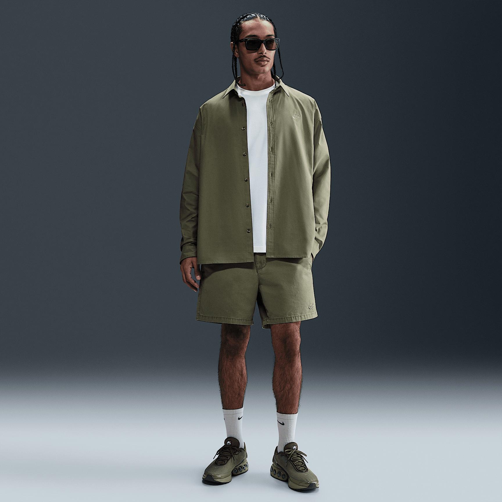 Nike Mens Club Washed Chino Shorts | HJ2658-222 Product Image