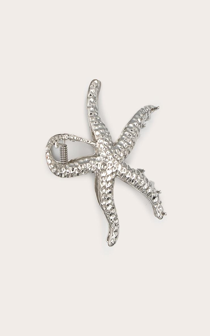 Silver Starfish Claw Clip Product Image