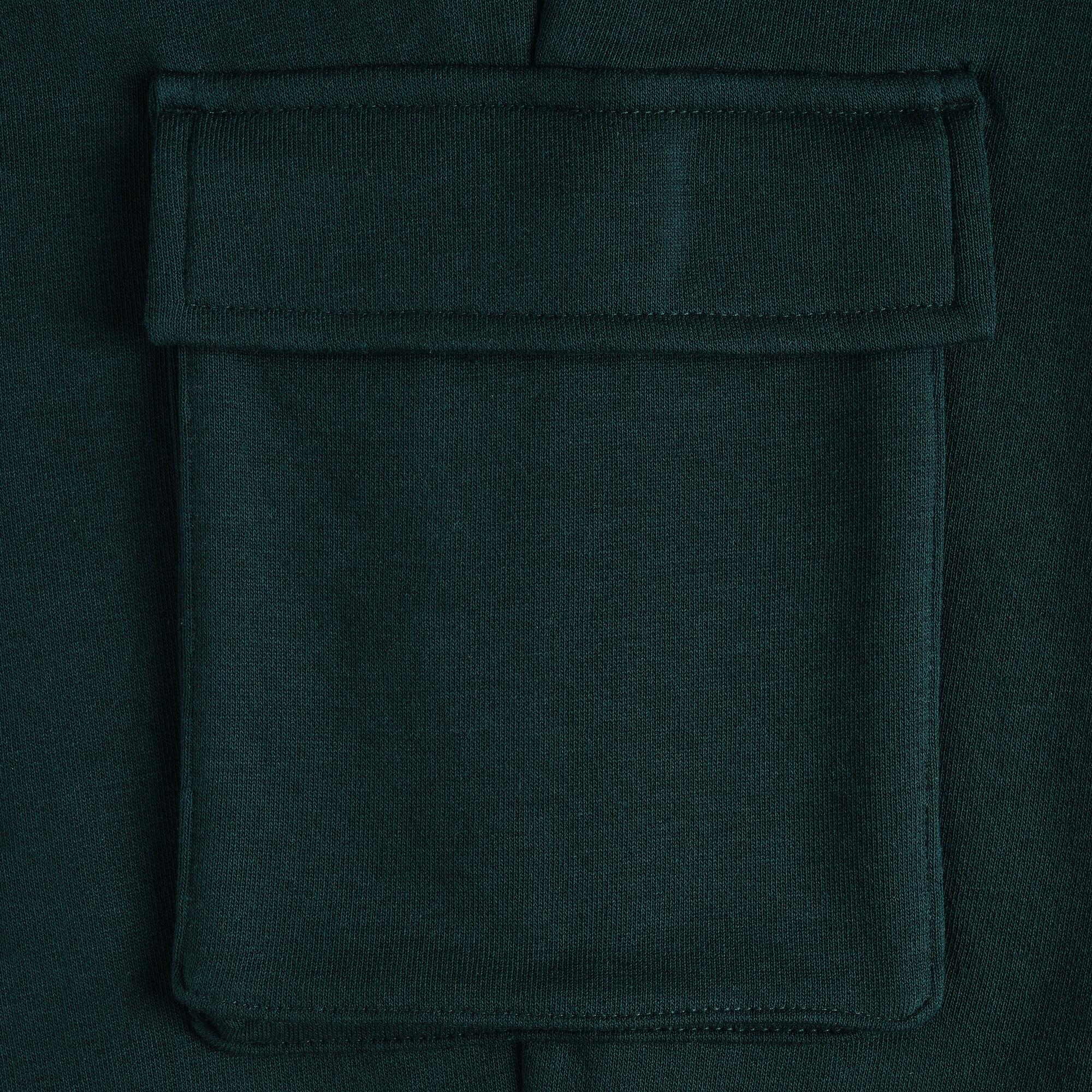 PUMA Essentials Embossed Big Kids' Fleece Cargo Joggers Pant in Grey Product Image