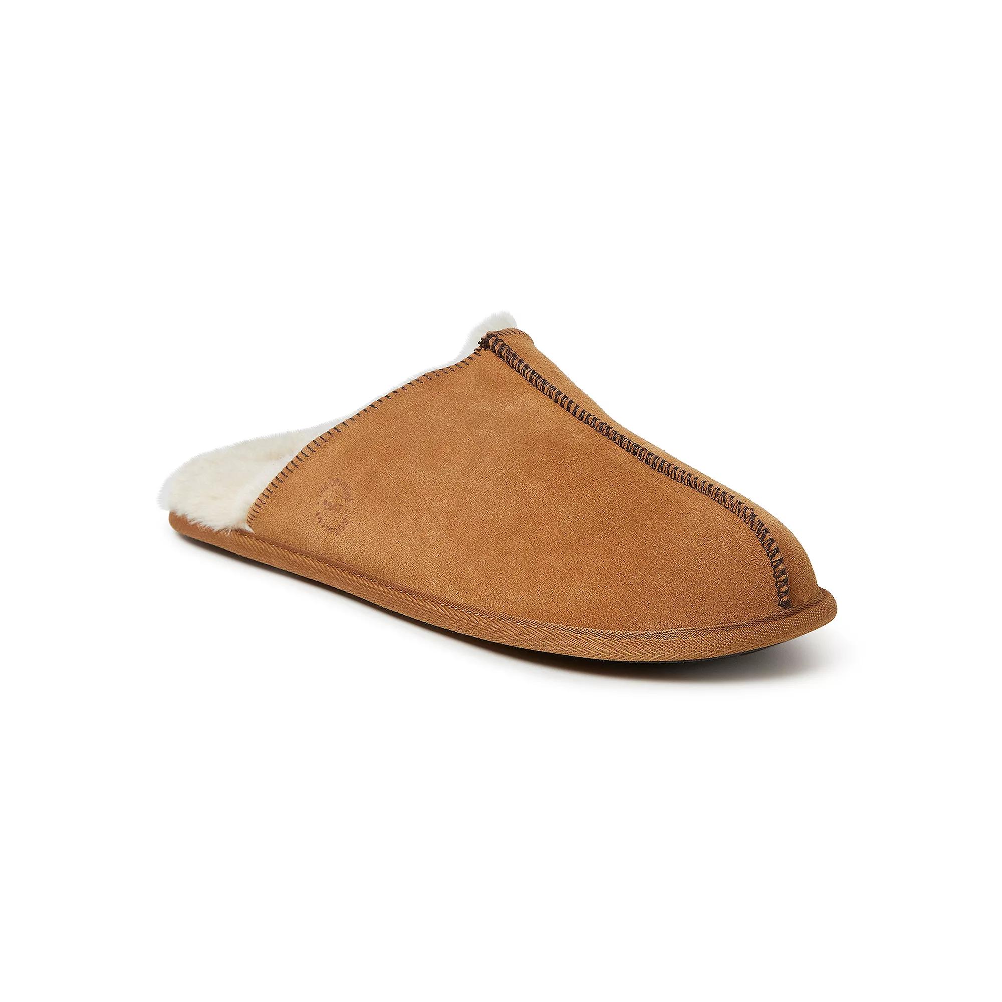 Dearfoams Suede Men's Scuff Slippers,  Product Image