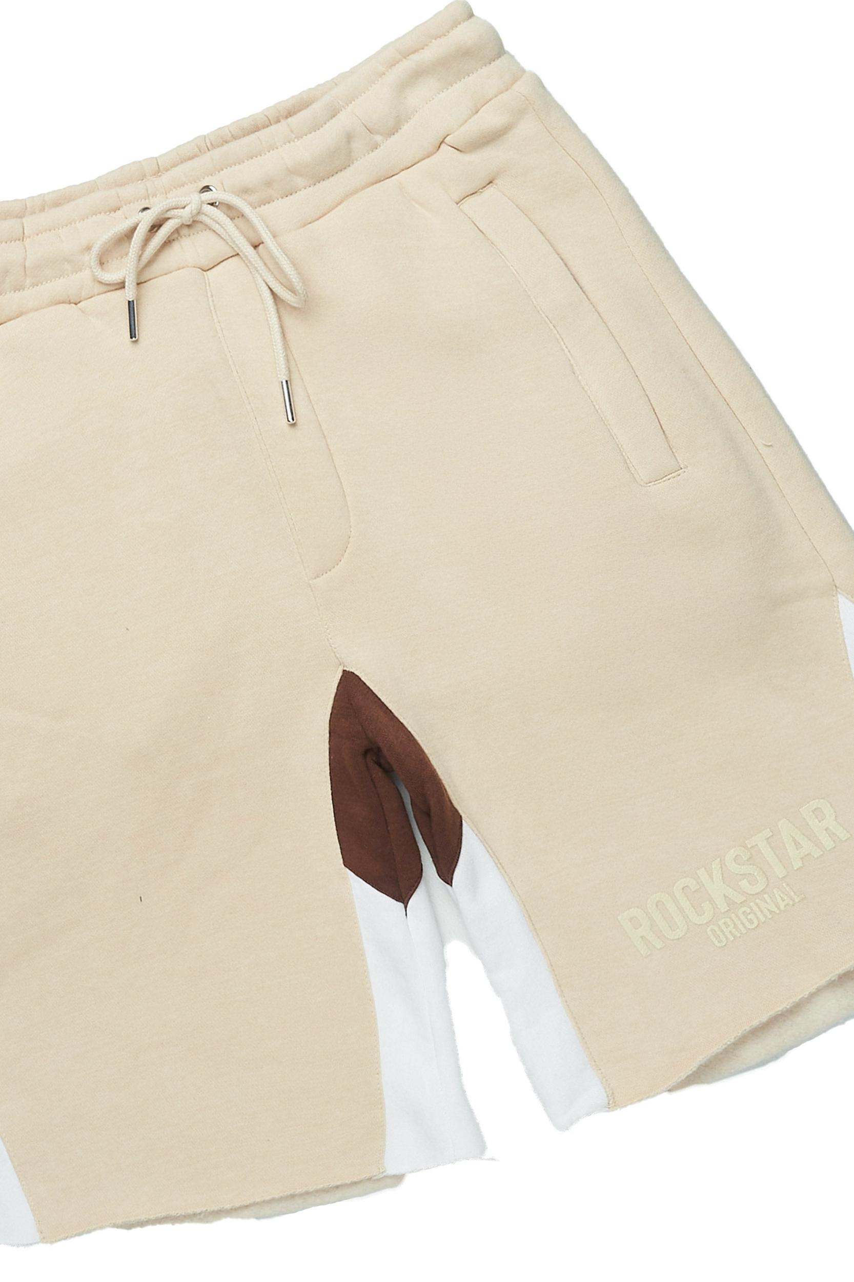 Sana Beige Relaxed T-Shirt/Short Set Male Product Image