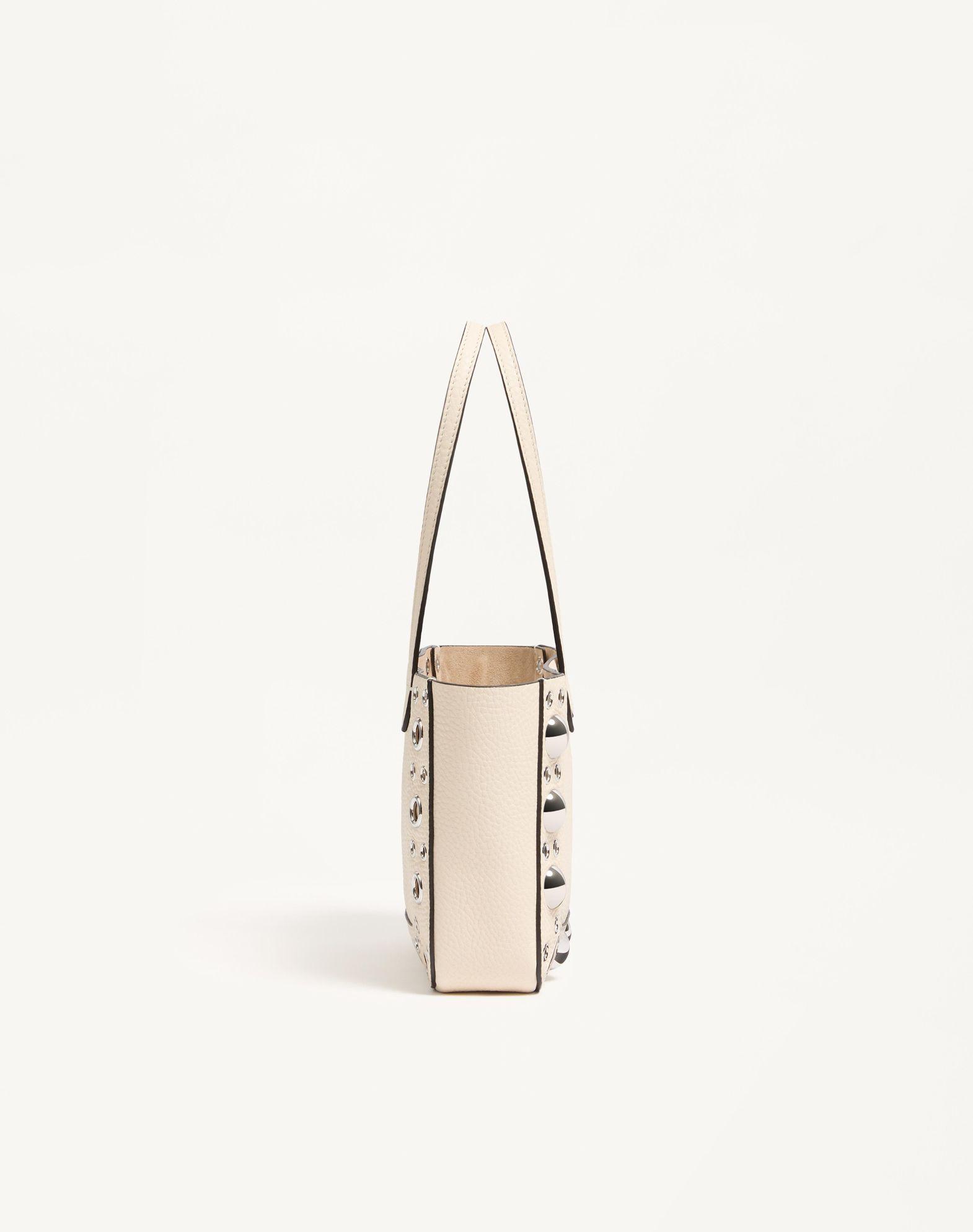 Valentino Garavani Nellcôte Mini Shopping Bag In Grainy Calfskin Product Image