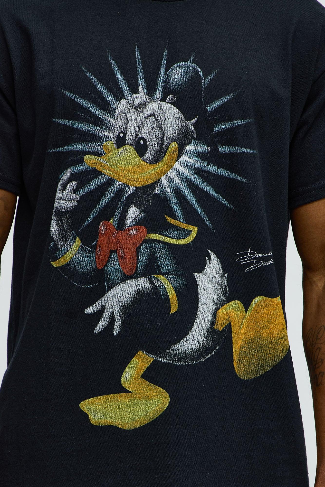 Disney Donald Duck Short Sleeve Tee - Black Product Image