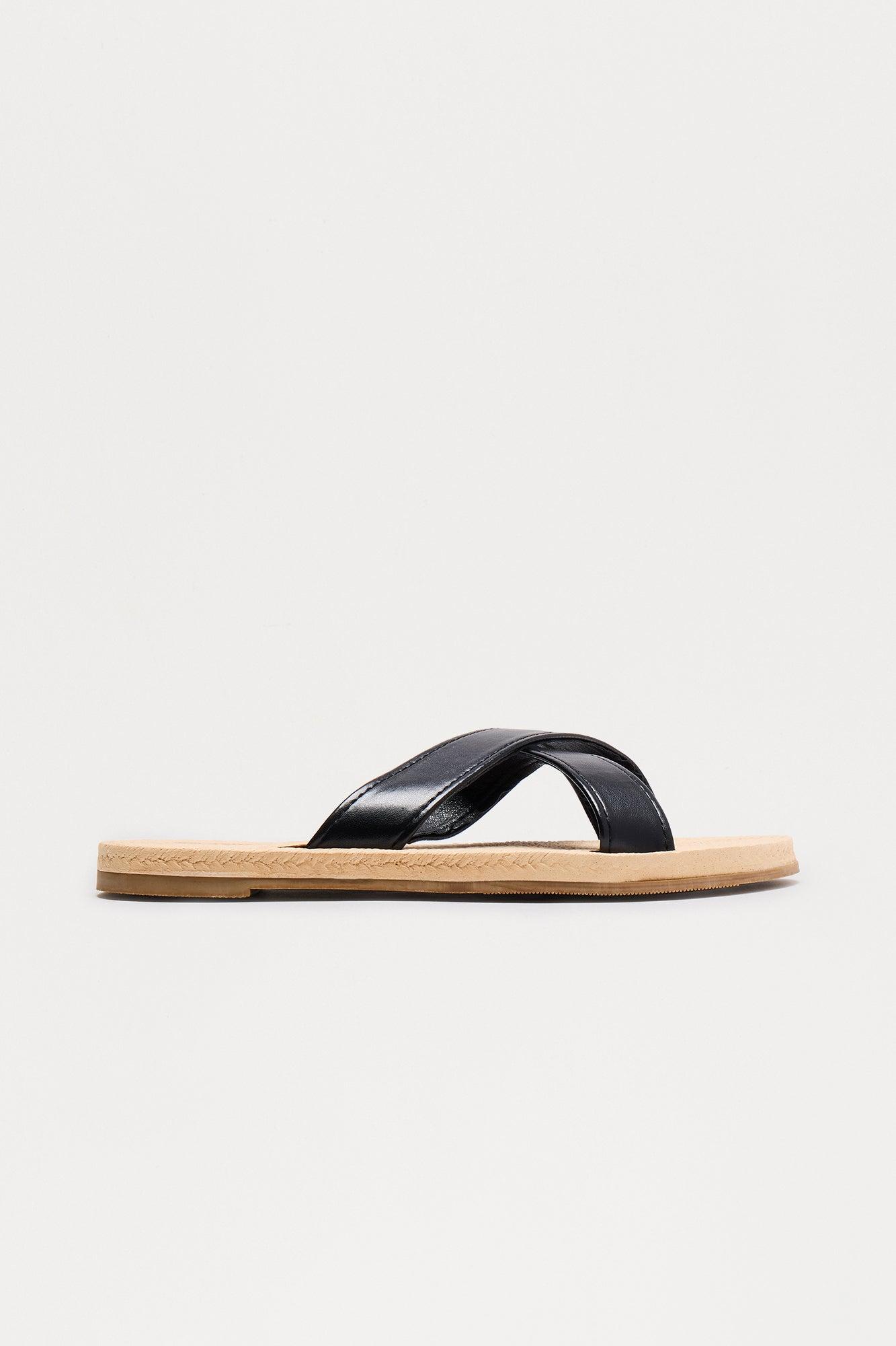 Malore Jute Sandals - Black Product Image