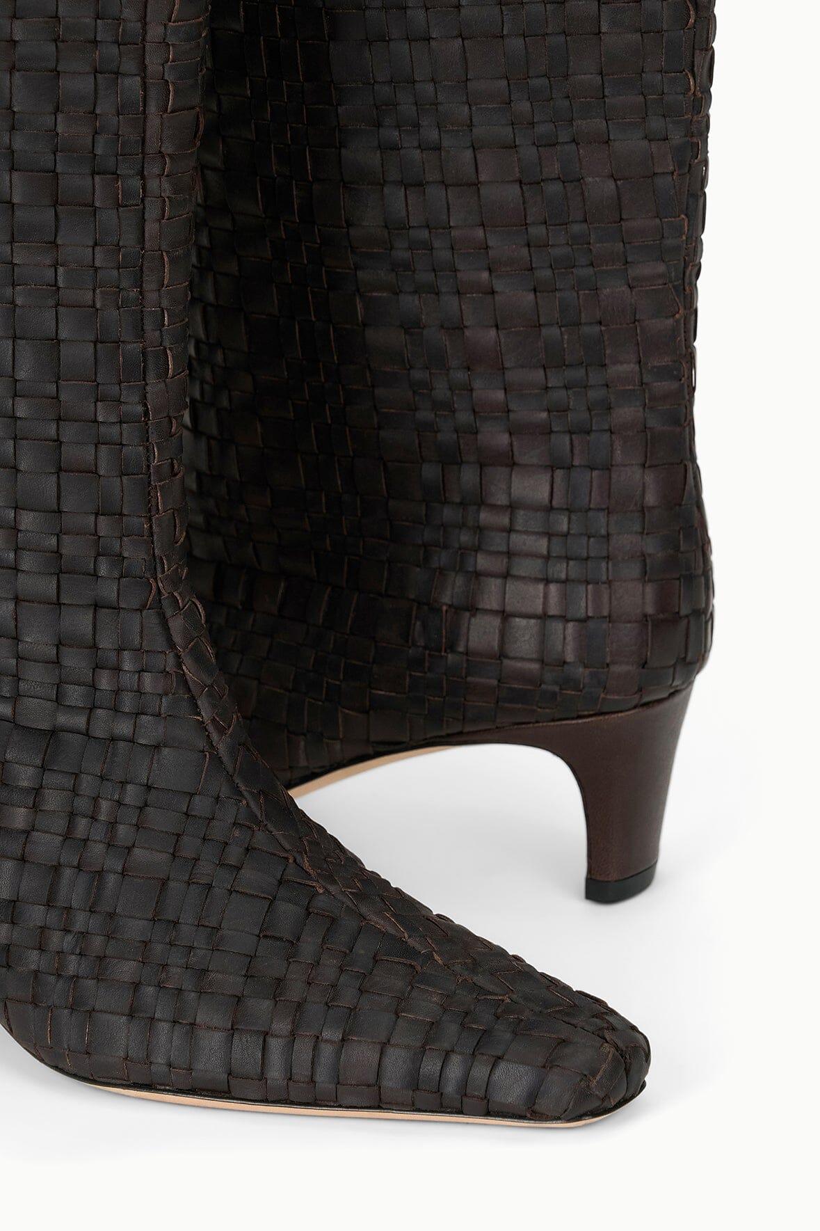 WALLY BOOT | ESPRESSO WOVEN LEATHER Product Image