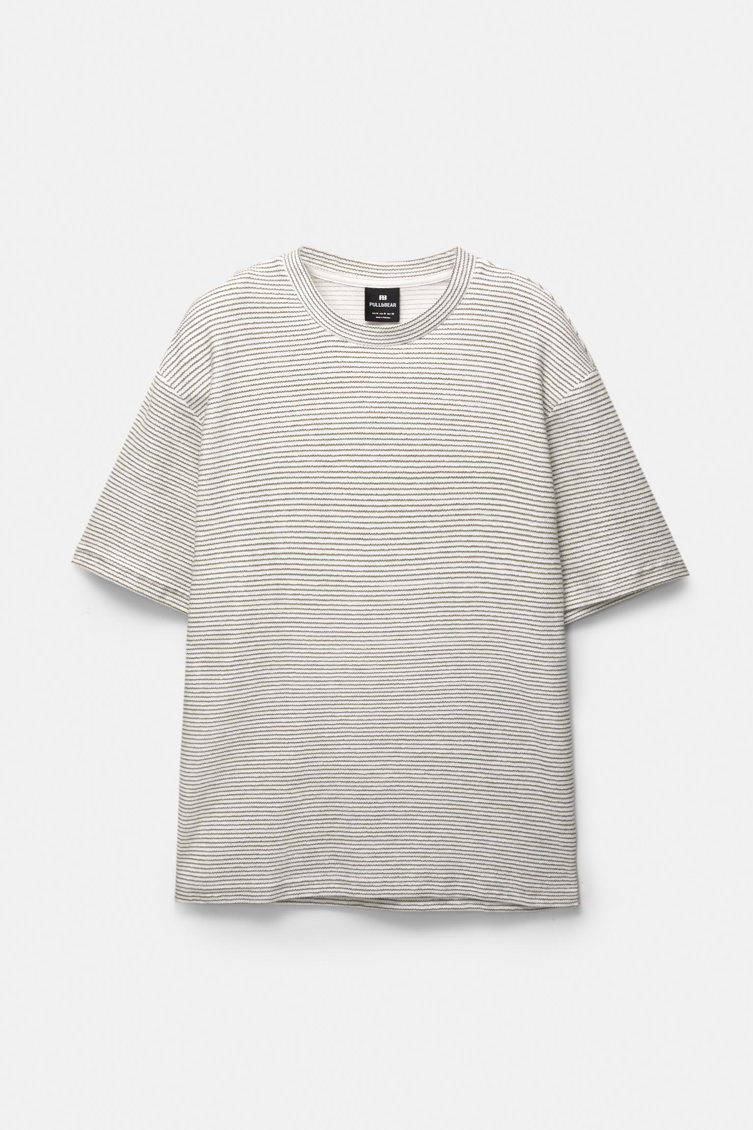 Rustic striped T-shirt Product Image